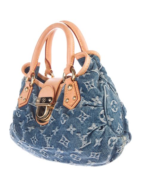 louis vuitton bag monogram denim|Louis Vuitton jean bag.